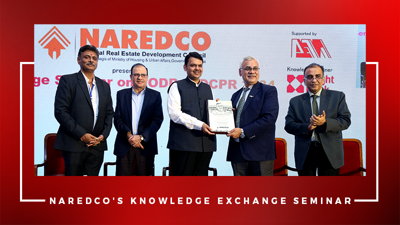 CM Devendra Fadnavis at Naredco seminar